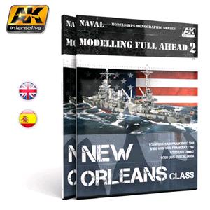 AK INTERACTIVE: manuale di modellismo per navi NEW ORLEANS CLASS (lingua inglese)