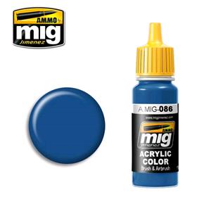 AMMO OF MIG: acrylic paint 17ml; BLUE (RAL 5019)