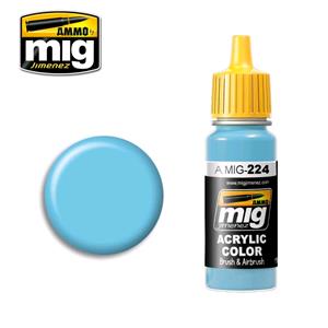 AMMO OF MIG: acrylic paint 17ml; FS 35250 SKY LINE BLUE