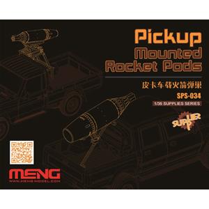 MENG MODEL: 1/35 Pickup Mounted Rocket Pods (Resin)