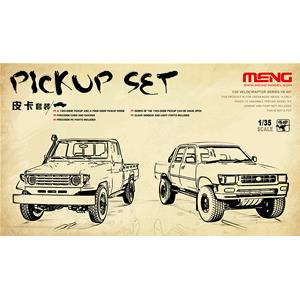 MENG MODEL: 1/35 Pickup Set (2 veiculos)