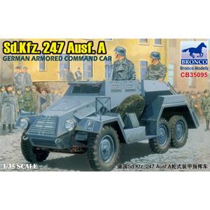 Bronco Models: 1/35; Sd.Kfz.247 Ausf.A German Armored Command Car