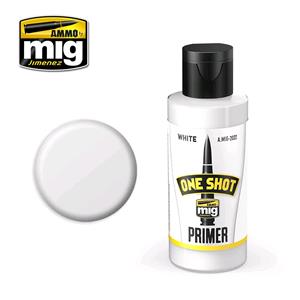 AMMO OF MIG: ONE SHOT PRIMER - WHITE 60ml