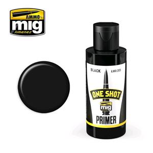 AMMO OF MIG: ONE SHOT PRIMER - BLACK 60ml