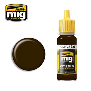 AMMO OF MIG: colore acrilico 17ml; BURNT BROWN RED