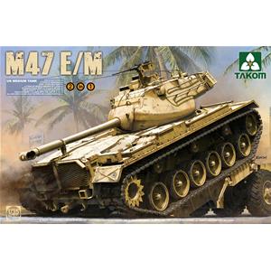 TAKOM MODEL: 1/35; US Medium Tank M47 E/M 2 in 1