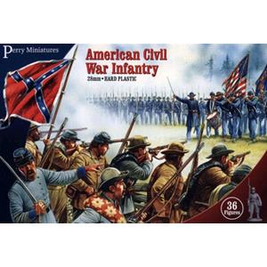 Perry Miniatures: 28mm; American Civil War Infantry ( box of 36 figures)