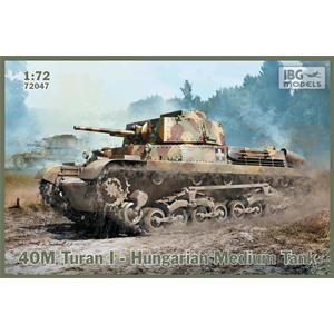 IBG MODELS: 40M Turan I - Hugarian Medium Tank - scale 1/72