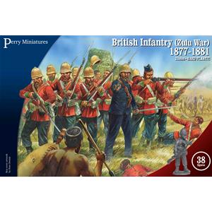 Perry Miniatures: 28mm: British Infantry Zulu Wars ( box of 40 figures)
