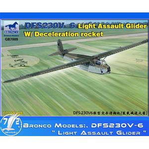 Bronco Models: 1/72; DFS230V-6 Light Assault Glider W/ Deceleration rocket