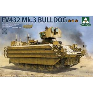 TAKOM MODEL: 1/35; British APC FV432 Mk.3 Bulldog (2 in 1)