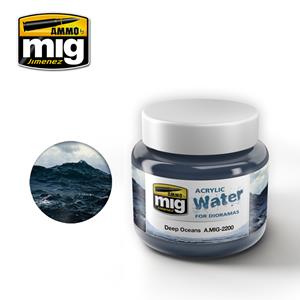 AMMO OF MIG: pasta acrilica effetto OCEANO PROFONDO - 250ml