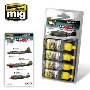 AMMO OF MIG: set colori USAAF WWII COLORS