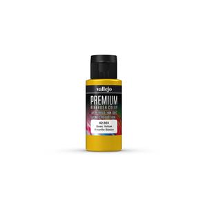 Vallejo Premium Color Opaque Basic Yellow 60 ml