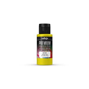 Vallejo Premium Color Fluorescent Yellow Fluo 60 ml