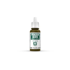 Vallejo PANZER ACES Color: US. Army Tanker -  acrylic color 17 ml