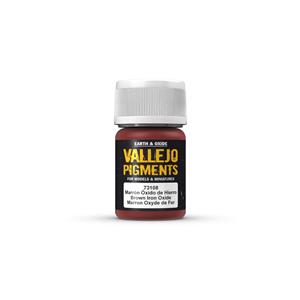 Vallejo Pigments Color Brown Iron Oxide 35 ml