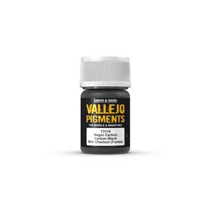 Vallejo Pigments Color Carbon Black (Smoke Black) 35 ml