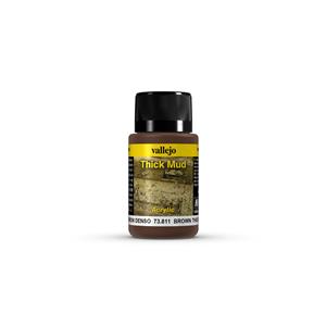 Vallejo Weathering Effects Thick Mud Brown Thick Mud 40 ml