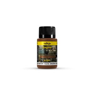 Vallejo Weathering Effects Engine Effects Brown Engine Soot 40 ml
