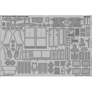 EDUARD: 1/48; CF-5A/CF-116 exterior (for kit KINETIC) - photoetched set