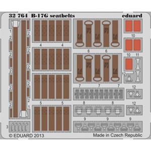 EDUARD: 1/32 ; B-17G seatbelts - per kit HKM
