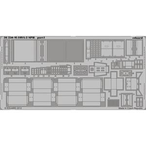 EDUARD: 1/35; M-109A-2 SPH (for kit KINETIC) - photoetched set