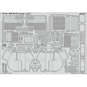 EDUARD: 1/35; Doobi Bulldozer exterior (for kit MENG) - photoetched set