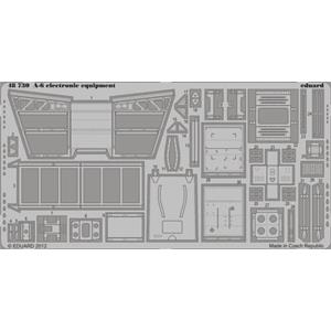 EDUARD: 1/48; A-6 electronic equipment (for kit KINETIC) - photoetched set