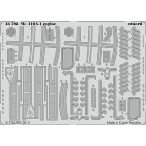 EDUARD: 1/48; Me 410A-1 engine (for kit MENG) - photoetched set