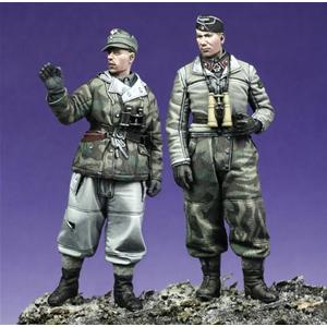 Alpine Miniatures: 1/35; German Winter Panzer Crew Set