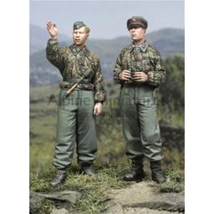Alpine Miniatures: 1/35; SS Panzer Recon Crew Set (2 fig)