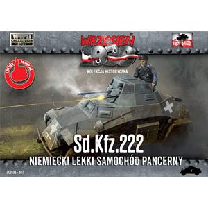 FIRST TO FIGHT: 1/72; Sd.Kfz. 222 - German Light Armored Car