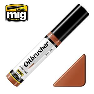 AMMO OF MIG: OILBRUSHER, RED TILE - Oil paint with fine brush applicator
