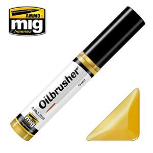 AMMO OF MIG: OILBRUSHER, GOLD - Oil paint with fine brush applicator