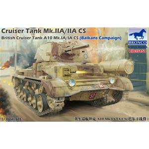 Bronco Models: 1/35; carro Inglese Cruiser Tank Mk.IIA/IIA CS A10 Mk.IA/IA CS (campagna dei Balcani)