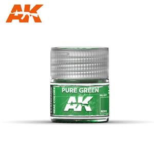 AK INTERACTIVE: Pure Green 10ml colore acrilico lacquer REAL COLOR