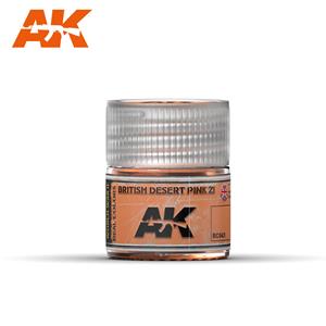 AK INTERACTIVE: Bristish Desert Pink ZI  10ml colore acrilico lacquer REAL COLOR