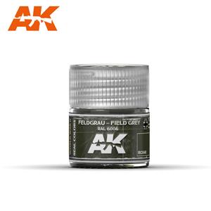 AK INTERACTIVE: Feldgrau-Field Grey RAL 6006 10ml colore acrilico lacquer REAL COLOR