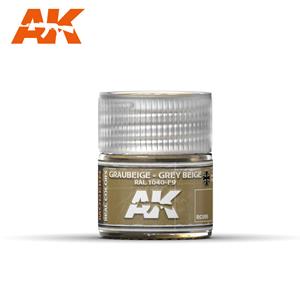 AK INTERACTIVE: Graubeige-Grey Beige  RAL 1040-F9  10ml colore acrilico lacquer REAL COLOR