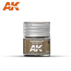 AK INTERACTIVE: Sandbraun RAL 8031-F9  10ml colore acrilico lacquer REAL COLOR