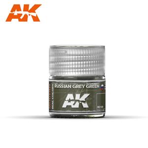AK INTERACTIVE: Russian Grey Green 10ml colore acrilico lacquer REAL COLOR