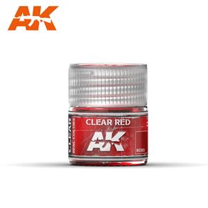 AK INTERACTIVE: Clear Red 10ml colore acrilico lacquer REAL COLOR
