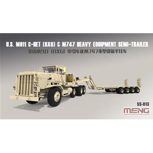 MENG MODEL: 1/35;  U.S. M911 C-HET (8X6) + M747 Heavy Equipment Semi-Trailer