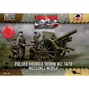 FIRST TO FIGHT: 1/72; 100mm Polish wz. 14/19 Howitzer, Early Version