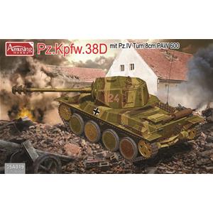 AMUSING HOBBY: 1/35; Panzer 38D mit Pz.IV Turm und 8cm PAW600