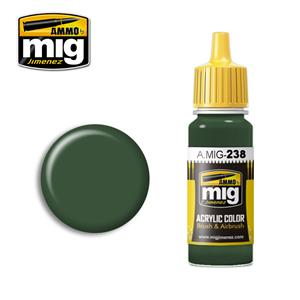 AMMO OF MIG: acrylic paint 17ml; FS 34092 MEDIUM GREEN