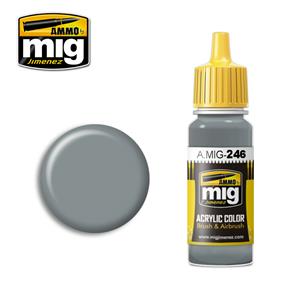 AMMO OF MIG: colore acrilico 17ml; MEDIUM SEA GREY (BS 637)