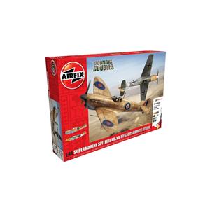 Airfix: 1:48 Scale - Spitfire Mk.Ia Messerschmitt Bf109E-4 Dogfight Double Gift Set