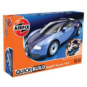 AIRFIX: QUICKBUILD Bugatti Veyron - Blue